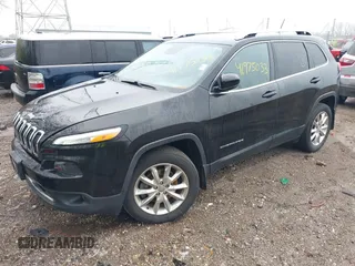 2015 Jeep Cherokee Limited with VIN 1C4PJMDS4FW698875, listed as a IAAI auction lot 41975033 with 163,580 mi miles. Bid and sale history available at carsss.com. Image 17.