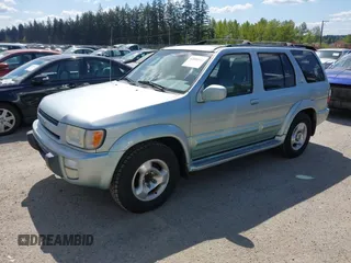 2000 Infiniti QX4 with VIN JNRAR07Y0YW078146, listed as a IAAI auction lot 42090142 with 178,360 mi miles and . Bid and sale history available at DreamBid. Image 2.