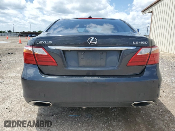 2010 Lexus LS 460 with VIN JTHBL5EF7A5091846, listed as a Copart auction lot 53911275 with 168,398 mi miles and Salvage Title. Bid and sale history available at carsss.com. Image 6.