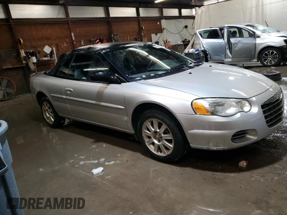 2004 Chrysler Sebring GTC z VIN 1C3EL75R54N327309, wystawiony jako Copart lot #46127865 z przebiegiem 120 715 mil mil oraz Szkoda całkowita • Salvage title. Historia ofert i sprzedaży dostępna na DreamBid. Obrazek 4.