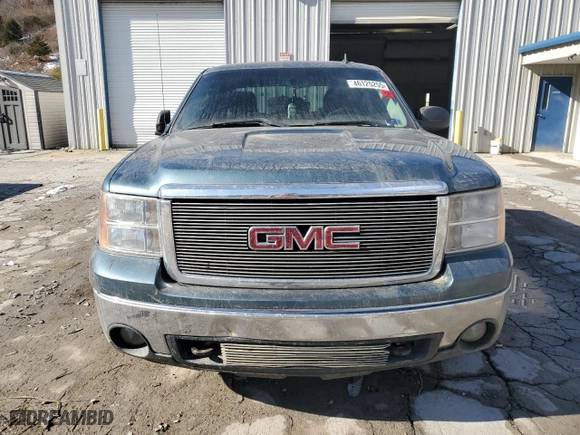 2008 GMC Sierra 1500 SLE1 with VIN 2GTEK13M281203766, listed as a Copart auction lot 46125255 with 0 mi miles and Salvage Title. Bid and sale history available at carsss.com. Image 5.