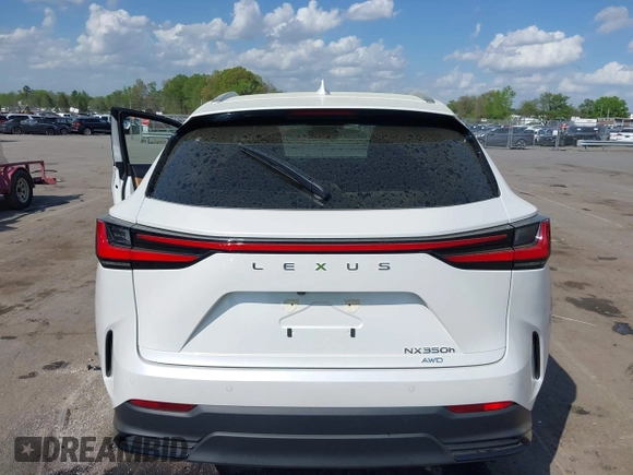 2025 Lexus NX 350h Premium with VIN JTJGKCEZ6S5028826, listed as a IAAI auction lot 41966577 with 3,936 mi miles and . Bid and sale history available at DreamBid. Image 17.