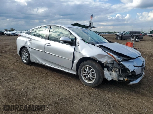 2017 Toyota Prius Two with VIN JTDKBRFU8H3048955, listed as a Copart auction lot 58362415 with 77,851 mi miles and Salvage title. Bid and sale history available at DreamBid. Image 4.