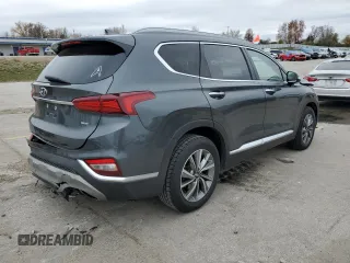 2019 Hyundai Santa Fe Limited with VIN 5NMS5CAD6KH133975, listed as a Copart auction lot 81969714 with 99,275 mi miles and Salvage Title. Bid and sale history available at carsss.com. Image 3.