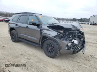 2025 Toyota Sequoia SR5 with VIN 7SVAAABA6SX050186, listed as a Copart auction lot 41531945 with 0 mi miles and Salvage Title. Bid and sale history available at carsss.com. Image 4.