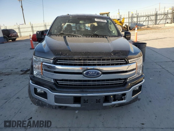 2018 Ford F-150 XL with VIN 1FTEW1EG1JFD54060, listed as a Copart auction lot 43202705 with 121,884 mi miles and Salvage Title. Bid and sale history available at carsss.com. Image 5.