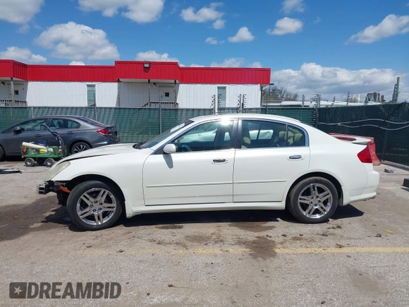 2005 Infiniti G35 with VIN JNKCV51F05M311537, listed as a IAAI auction lot 42051242 with 205,105 mi miles and . Bid and sale history available at carsss.com. Image 15.