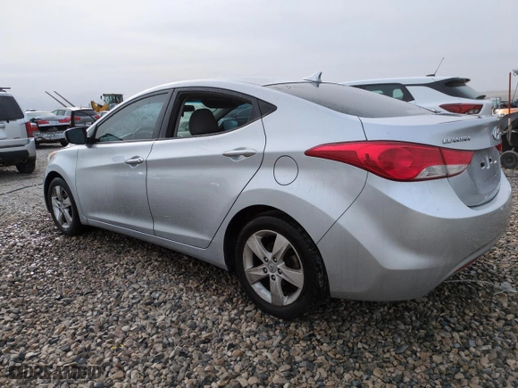 2012 Hyundai Elantra GLS PZEV with VIN 5NPDH4AE6CH082187, listed as a Copart auction lot 50733205 with 124,521 mi miles and Salvage Title. Bid and sale history available at carsss.com. Image 2.
