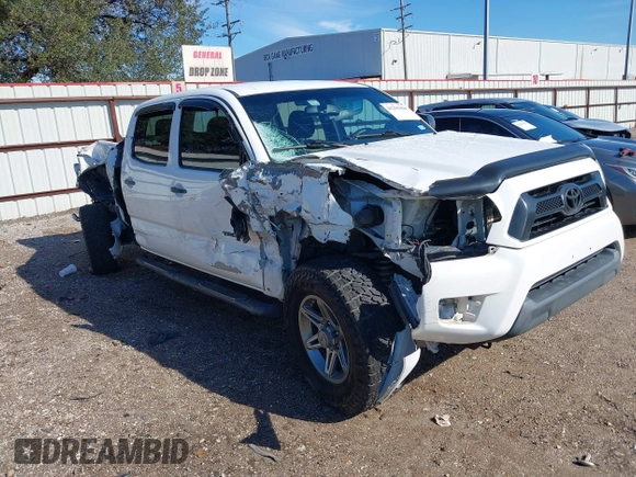 2013 Toyota Tacoma PreRunner with VIN 3TMKU4HN8DM038566, listed as a IAAI auction lot 41296386 with 153,240 mi miles and . Bid and sale history available at DreamBid. Image 1.