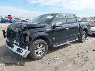 2016 Ford F-150 XLT with VIN 1FTEW1EG0GKD11992, listed as a IAAI auction lot 41815360 with 95,377 mi miles. Bid and sale history available at carsss.com. Image 2.