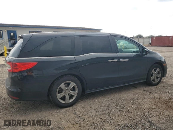 2018 Honda Odyssey EX with VIN 5FNRL6H50JB028983, listed as a Copart auction lot 51187405 with 111,779 mi miles and Clean title. Bid and sale history available at DreamBid. Image 3.