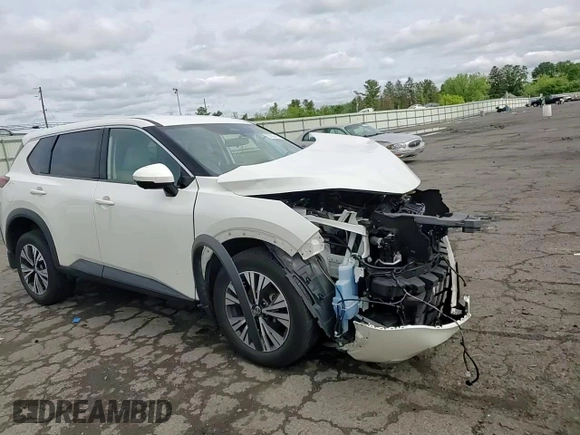 2021 Nissan Rogue SV z VIN 5N1AT3BBXMC836653, wystawiony jako Copart lot #57087435 z przebiegiem 98 514 mil mil oraz Szkoda całkowita • Salvage title. Historia ofert i sprzedaży dostępna na DreamBid. Obrazek 15.