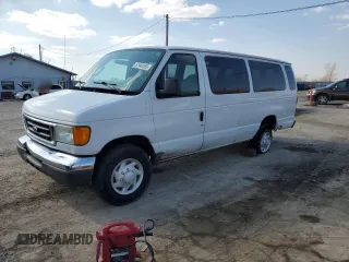 2006 Ford Econoline Passenger XL with VIN 1FBSS31L96HA31338, listed as a Copart auction lot 52942065 with 66,908 mi miles and Salvage Title. Bid and sale history available at carsss.com. Image 1.