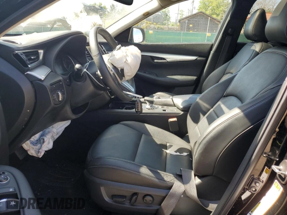 2020 Infiniti QX50 Luxe with VIN 3PCAJ5M37LF100668, listed as a Copart auction lot 60328225 with 44,857 mi miles and Salvage title. Bid and sale history available at DreamBid. Image 7.
