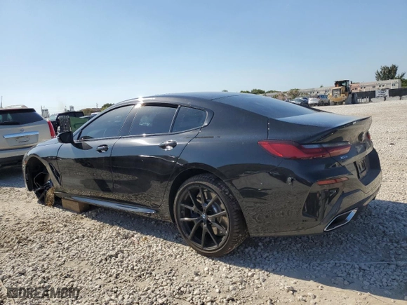 2024 BMW 8 Series 840i with VIN WBAGV4C03RCR02184, listed as a Copart auction lot 50583844 with 1,144 mi miles and Non Repairable. Bid and sale history available at carsss.com. Image 2.