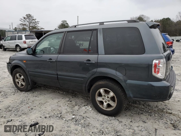 2006 Honda Pilot EX-L with VIN 2HKYF18506H508780, listed as a Copart auction lot 45502155 with 209,765 mi miles and Salvage Title. Bid and sale history available at DreamBid. Image 2.