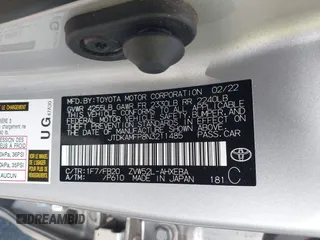 2022 Toyota Prius LE z VIN JTDKAMFP8N3211485, wystawiony jako IAAI lot #42515220 z przebiegiem 23 875 mil mil oraz . Historia ofert i sprzedaży dostępna na DreamBid. Obrazek 9.