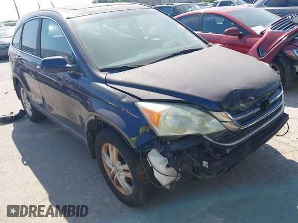 2011 Honda CR-V EX-L with VIN 5J6RE3H70BL016867, listed as a IAAI auction lot 42000347 with 1 mi miles. Bid and sale history available at carsss.com. Image 1.