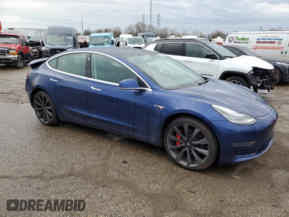 2020 Tesla Model 3 Performance z VIN 5YJ3E1EC2LF669481, wystawiony jako Copart lot #53718595 z przebiegiem 88 709 mil mil oraz Czysty tytuł • Clean title. Historia ofert i sprzedaży dostępna na DreamBid. Obrazek 4.
