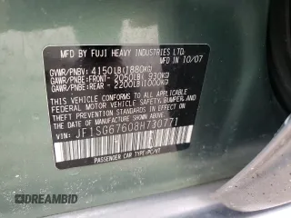 2008 Subaru Forester X L.L. Bean с VIN JF1SG67608H730771, выставлен на аукционе Copart как лот 47211625 с пробегом 101 461 миль миль и Чистый • Clean title. История ставок и продаж доступна на DreamBid. Изображение 12.