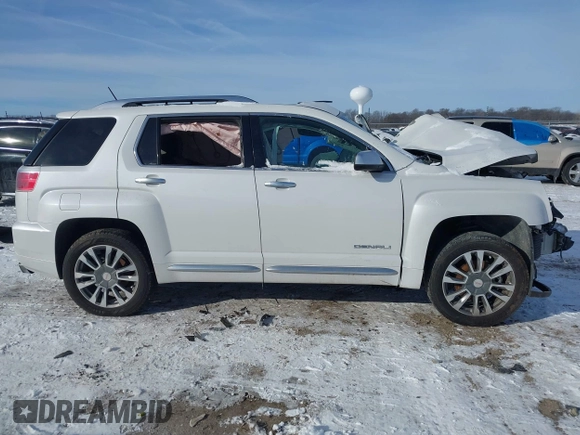2016 GMC Terrain Denali z VIN 2GKFLRE36G6215185, wystawiony jako IAAI lot #41578029 z przebiegiem Nie podano mil oraz . Historia ofert i sprzedaży dostępna na DreamBid. Obrazek 14.