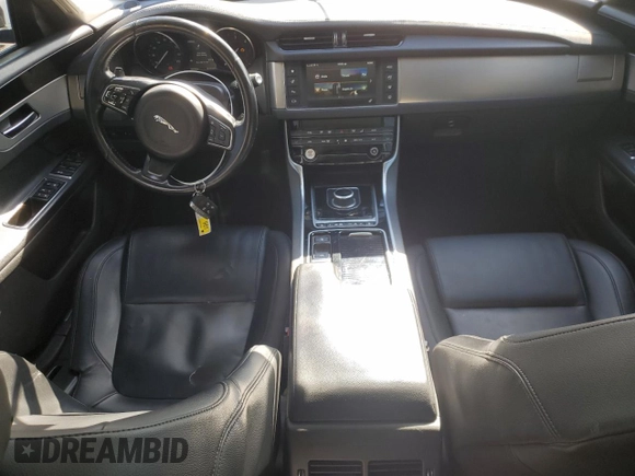 2017 Jaguar XF with VIN SAJBJ4BN8HCY31666, listed as a Copart auction lot 47123505 with 139,356 mi miles and Salvage Title. Bid and sale history available at DreamBid. Image 8.