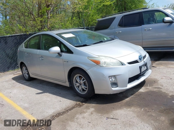 2011 Toyota Prius I with VIN JTDKN3DU7B5304554, listed as a IAAI auction lot 42099196 with 198,068 mi miles. Bid and sale history available at carsss.com. Image 1.