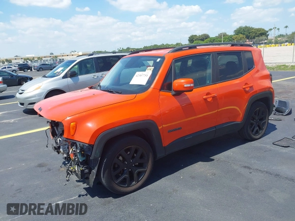 2017 Jeep Renegade Latitude with VIN ZACCJABB9HPF64850, listed as a IAAI auction lot 42307751 with 111,022 mi miles and . Bid and sale history available at DreamBid. Image 18.