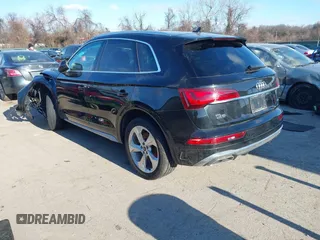 2022 Audi Q5 S line Premium Plus with VIN WA1EAAFY4N2139947, listed as a IAAI auction lot 41631689 with 40,746 mi miles and . Bid and sale history available at DreamBid. Image 3.