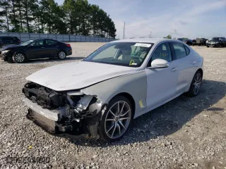 2022 Genesis G70 3.3T with VIN KMTG54TE7NU081580, listed as a Copart auction lot 47255402 with 18,660 mi miles. Bid and sale history available at carsss.com. Image 2.
