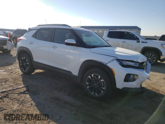 2022 Chevrolet TrailBlazer LT with VIN KL79MPSL4NB075238, listed as a Copart auction lot 69966772 with 4,877 mi miles. Bid and sale history available at carsss.com. Image 4.