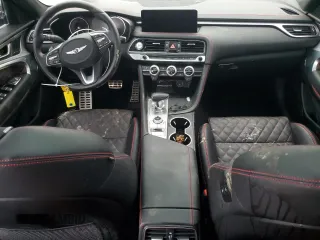 2022 Genesis G70 3.3T z VIN KMTG54TE5NU102507, wystawiony jako Copart lot #43708805 z przebiegiem 25 474 mil mil oraz Szkoda całkowita • Salvage title. Historia ofert i sprzedaży dostępna na DreamBid. Obrazek 8.