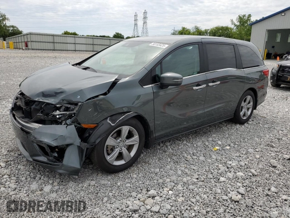 2020 Honda Odyssey EX-L с VIN 5FNRL6H75LB048084, выставлен на аукционе Copart как лот 58153425 с пробегом 47 264 миль миль и Списание • Salvage title. История ставок и продаж доступна на DreamBid. Изображение 1.