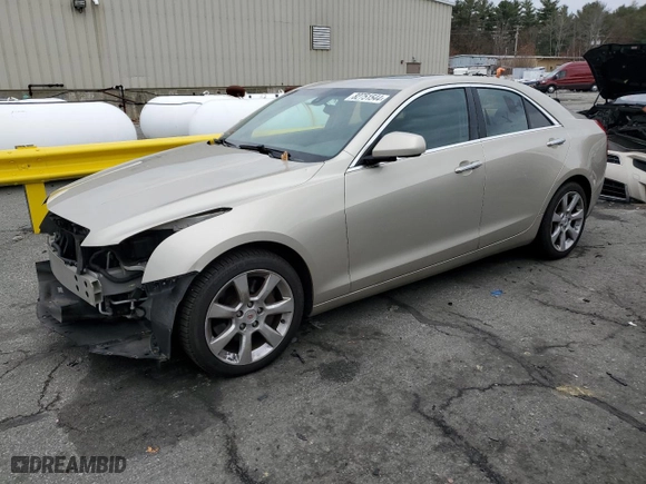 2013 Cadillac ATS with VIN 1G6AG5RX6D0166898, listed as a Copart auction lot 82751544 with 136,448 mi miles and Salvage Title. Bid and sale history available at carsss.com. Image 1.