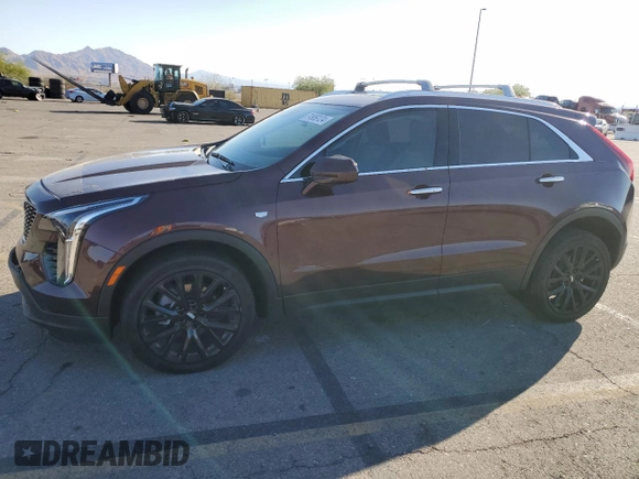 2023 Cadillac XT4 AWD Luxury with VIN 1GYFZBR42PF107893, listed as a Copart auction lot 74989124 with 9,579 mi miles and Salvage Title. Bid and sale history available at carsss.com. Image 1.