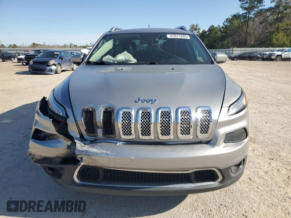 2015 Jeep Cherokee Limited with VIN 1C4PJMDS7FW702966, listed as a Copart auction lot 47871285 with 97,893 mi miles and Salvage Title. Bid and sale history available at carsss.com. Image 5.