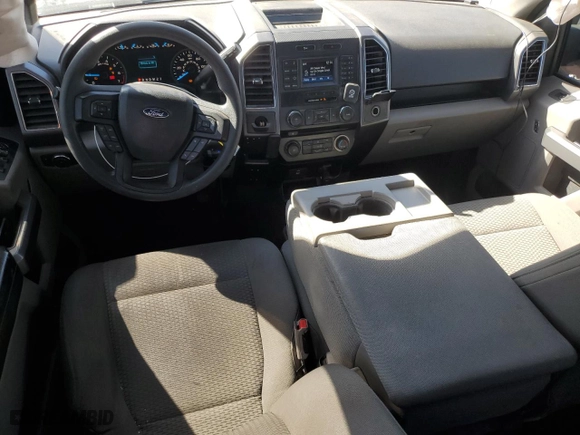 2017 Ford F-150 XL with VIN 1FTEW1CF1HKC65245, listed as a Copart auction lot 43827425 with 123,108 mi miles and Salvage Title. Bid and sale history available at carsss.com. Image 8.