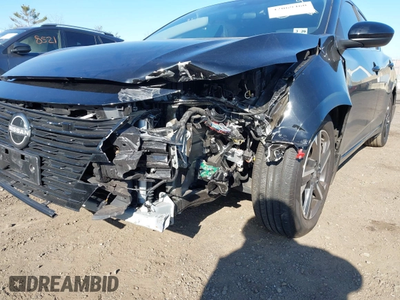 2024 Nissan Sentra SV with VIN 3N1AB8CV5RY231843, listed as a IAAI auction lot 42069460 with 11,619 mi miles and . Bid and sale history available at DreamBid. Image 6.