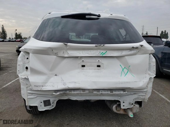 2023 Kia Sorento Hybrid EX with VIN KNDRH4LG8P5225991, listed as a Copart auction lot 47892715 with 27,166 mi miles and Salvage Title. Bid and sale history available at carsss.com. Image 6.