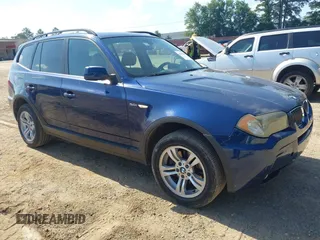 2006 BMW X3 3.0i z VIN WBXPA93416WG74328, wystawiony jako IAAI lot #42306495 z przebiegiem 245 787 mil mil oraz . Historia ofert i sprzedaży dostępna na DreamBid. Obrazek 1.