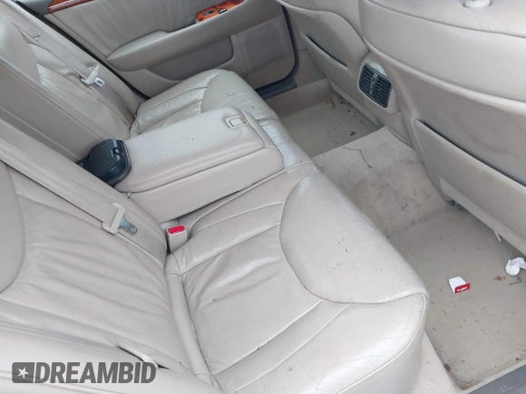 2001 Lexus LS 430 with VIN JTHBN30F610011083, listed as a IAAI auction lot 41914820 with 169,995 mi miles. Bid and sale history available at carsss.com. Image 8.