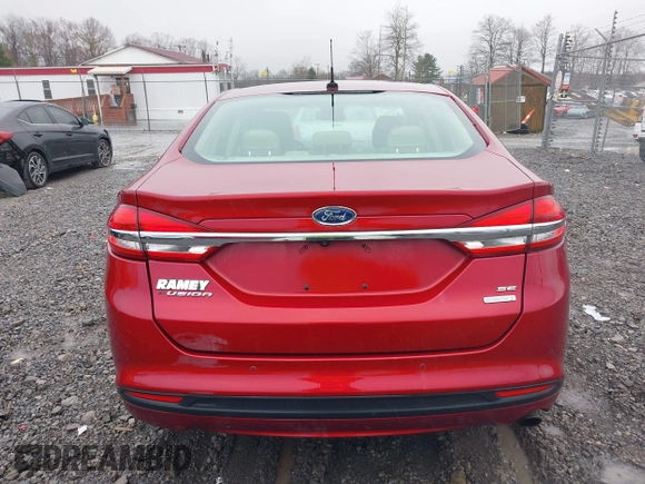 2018 Ford Fusion SE with VIN 3FA6P0HD2JR239408, listed as a IAAI auction lot 40846529 with 56,451 mi miles. Bid and sale history available at carsss.com. Image 16.