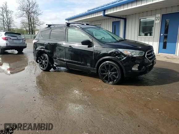 2017 Ford Escape SE with VIN 1FMCU9G96HUD62487, listed as a Copart auction lot 55266135 with 157,554 mi miles and Salvage Title. Bid and sale history available at carsss.com. Image 14.