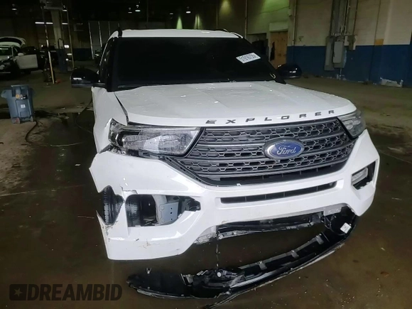 2023 Ford Explorer XLT with VIN 1FMSK8DH0PGB94480, listed as a Copart auction lot 51916755 with 53,112 mi miles and Salvage title. Bid and sale history available at DreamBid. Image 14.