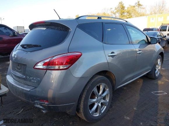 2012 Nissan Murano S with VIN JN8AZ1MW3CW211214, listed as a IAAI auction lot 41441610 with 132,244 mi miles. Bid and sale history available at carsss.com. Image 4.