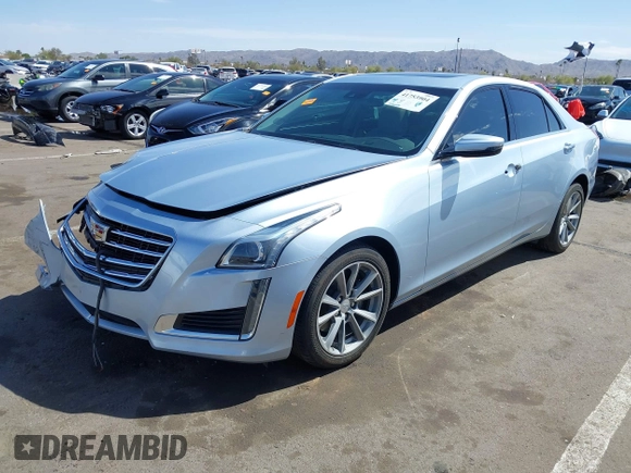 2017 Cadillac CTS Sedan Luxury RWD with VIN 1G6AR5SX4H0195245, listed as a IAAI auction lot 41753904 with 56,040 mi miles. Bid and sale history available at carsss.com. Image 2.
