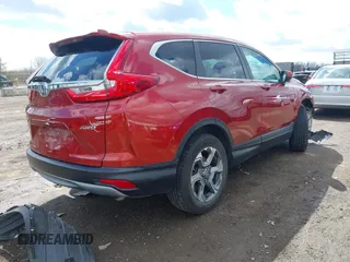 2017 Honda CR-V EX-L with VIN 5J6RW2H89HL053358, listed as a IAAI auction lot 41860728 with 83,512 mi miles. Bid and sale history available at carsss.com. Image 4.