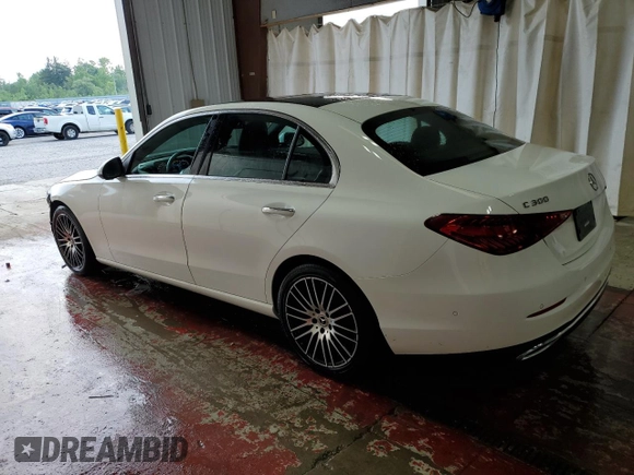 2024 Mercedes-Benz C 300 with VIN W1KAF4GB8RR186869, listed as a Copart auction lot 60545895 with 24,943 mi miles and Clean title. Bid and sale history available at DreamBid. Image 2.