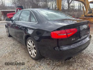 2013 Audi A4 Premium Plus with VIN WAUFFAFL7DN045507, listed as a Copart auction lot 50836595 with 161,283 mi miles and Clean Title. Bid and sale history available at carsss.com. Image 3.