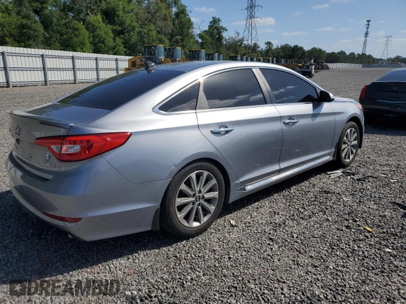 2016 Hyundai Sonata Sport with VIN 5NPE34AFXGH325341, listed as a Copart auction lot 54572035 with 132,316 mi miles and Salvage Title. Bid and sale history available at DreamBid. Image 3.
